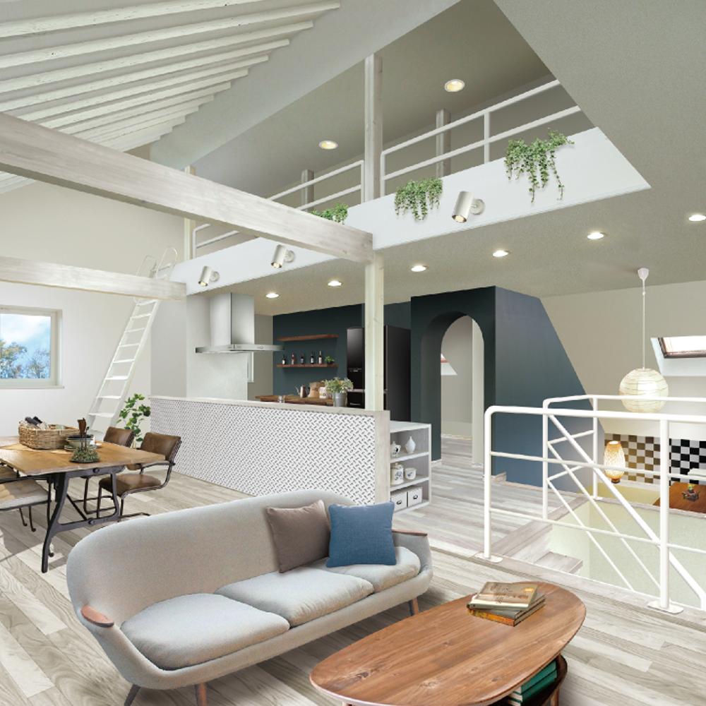 2階リビングで暮らす家　スタジオ-ジェイ